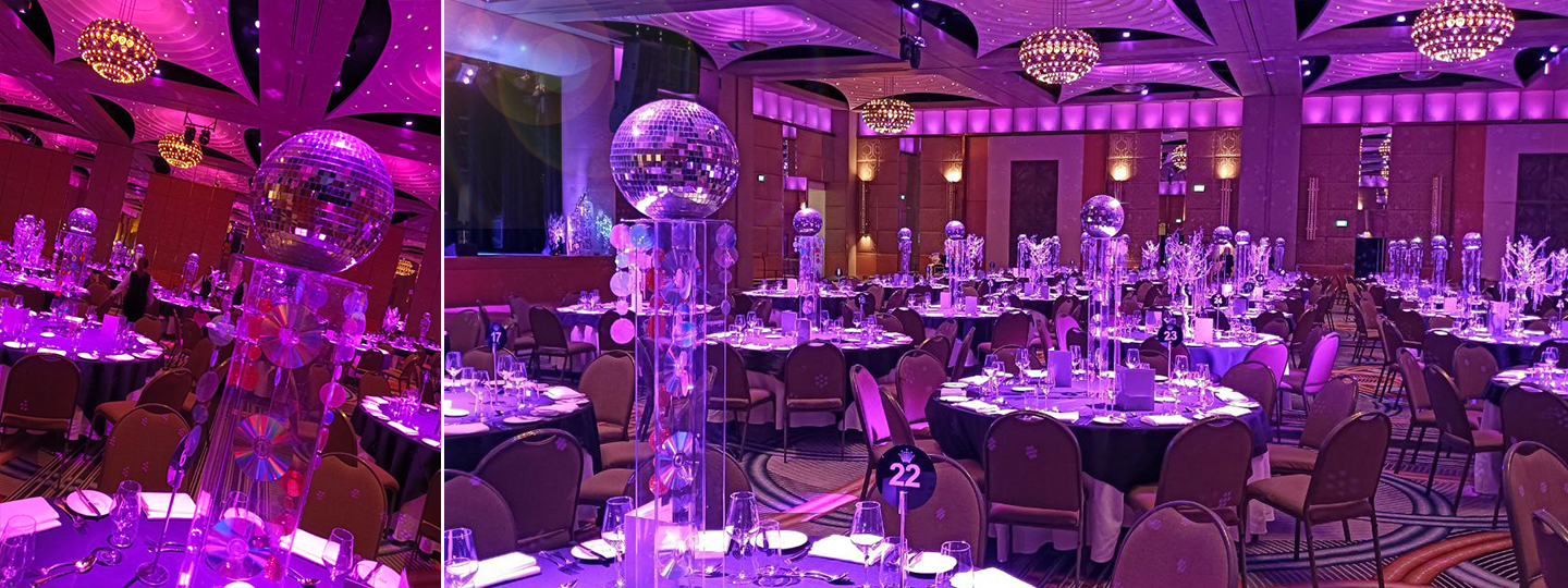 Disco Ball Centrepieces