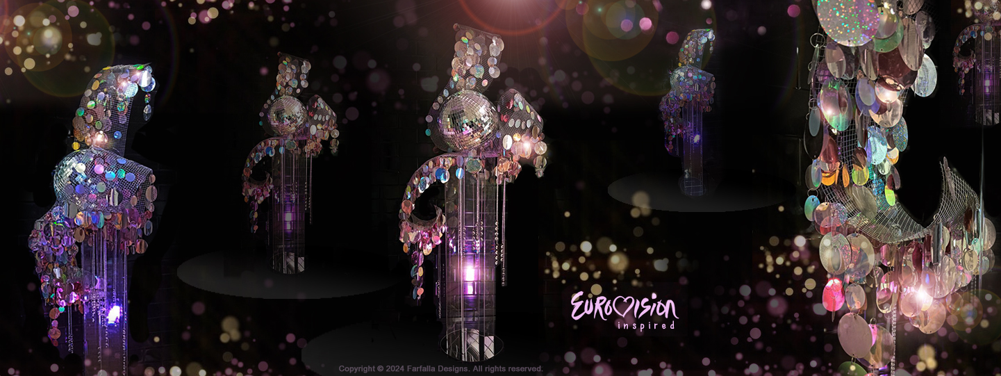 Disco Ball Centrepieces - Eurovision Inspired
