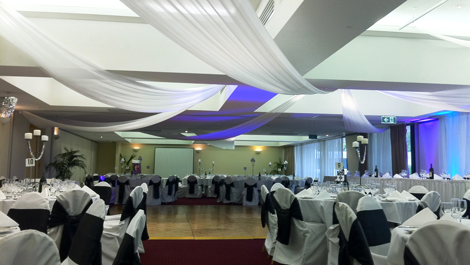Photo 1.  <b>Ceiling Drapes</b>