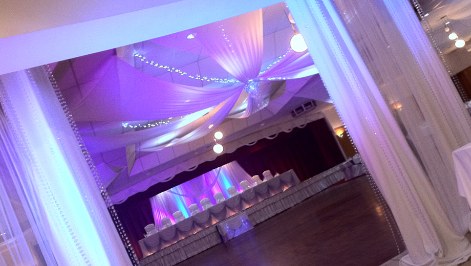 Photo 1.  <b>Ceiling Drapes</b>