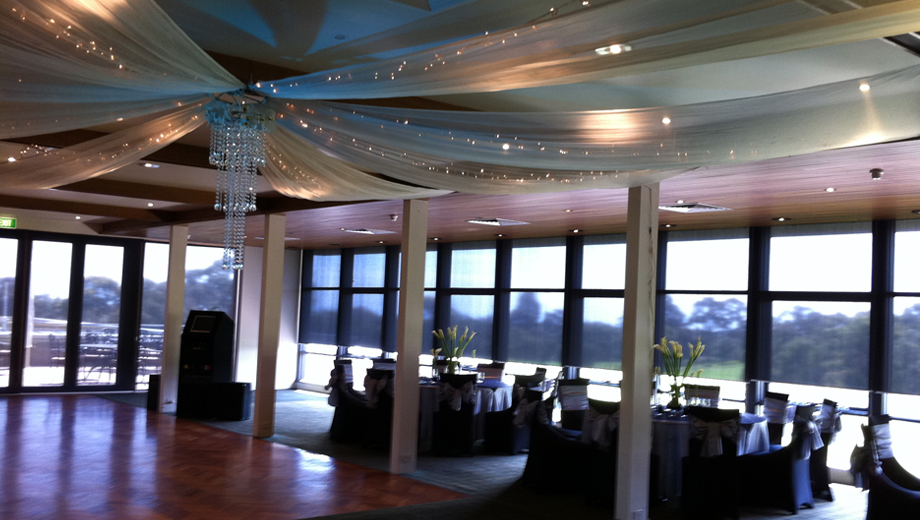 Photo 1.  <b>Ceiling Drapes</b>