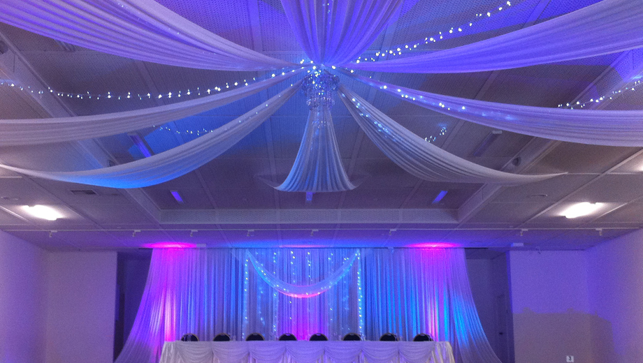 Photo 1.  <b>Ceiling Drapes</b>