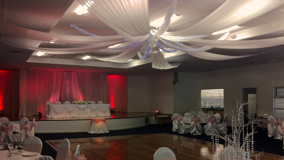 Photo 1.  <b>Ceiling Drapes</b>