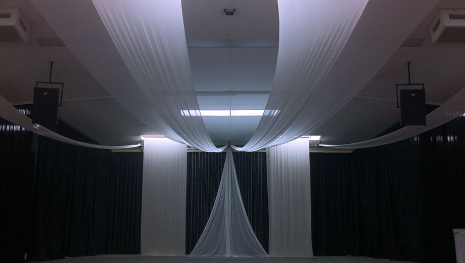 Photo 1.  <b>Ceiling Drapes</b>