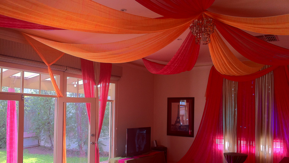 Photo 1.  <b>Ceiling Drapes</b>