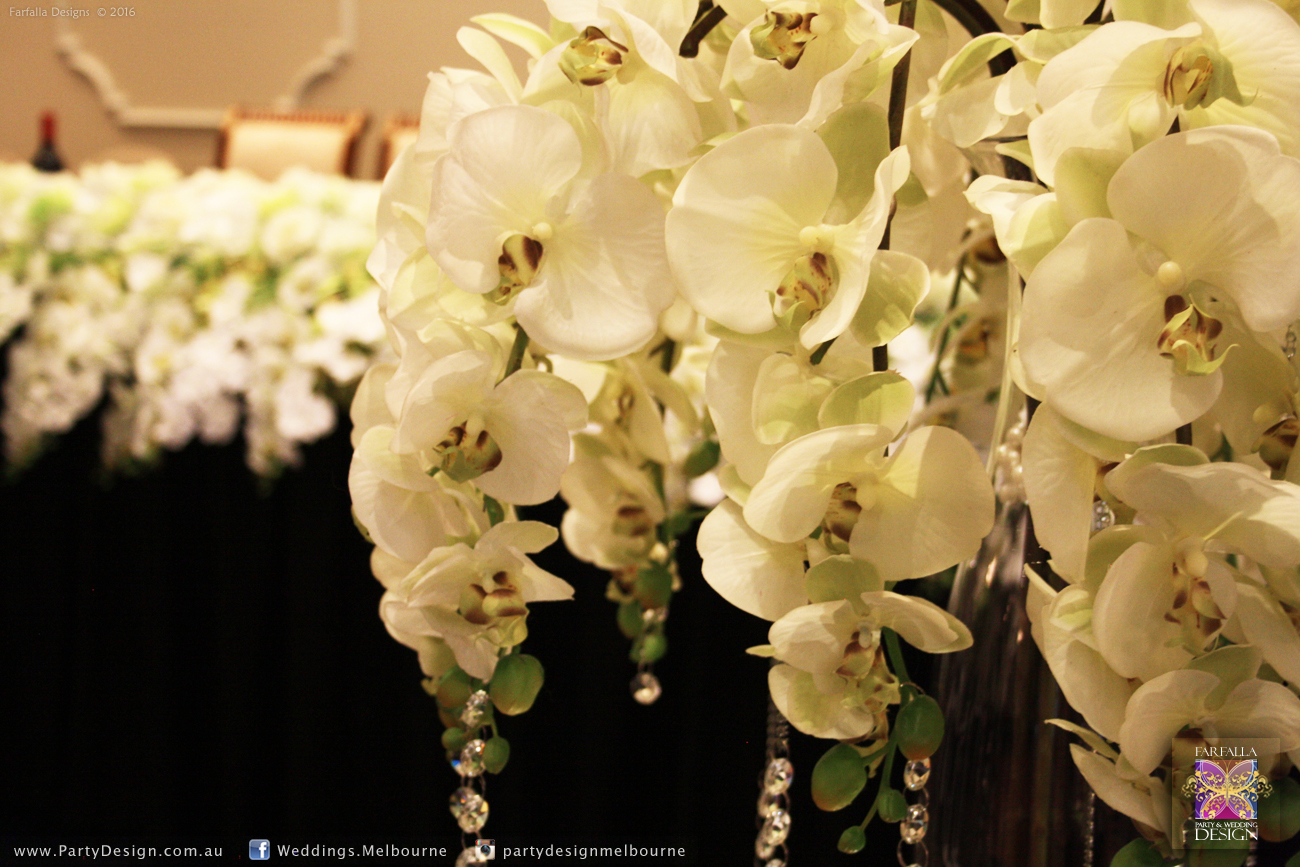 Orchids and Crystals Centrepiece</b>