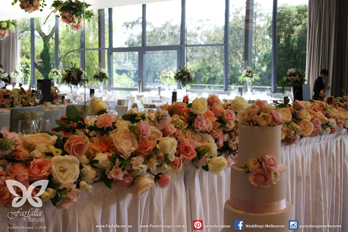 Photo 1.  <b>Leonda By The Yarra: Floral Runners, Floral Chandeliers</b>