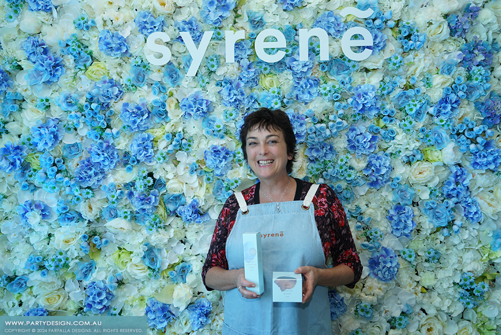 Light Blue Flower Wall.  <b>Light Blue Flower Wall</b>