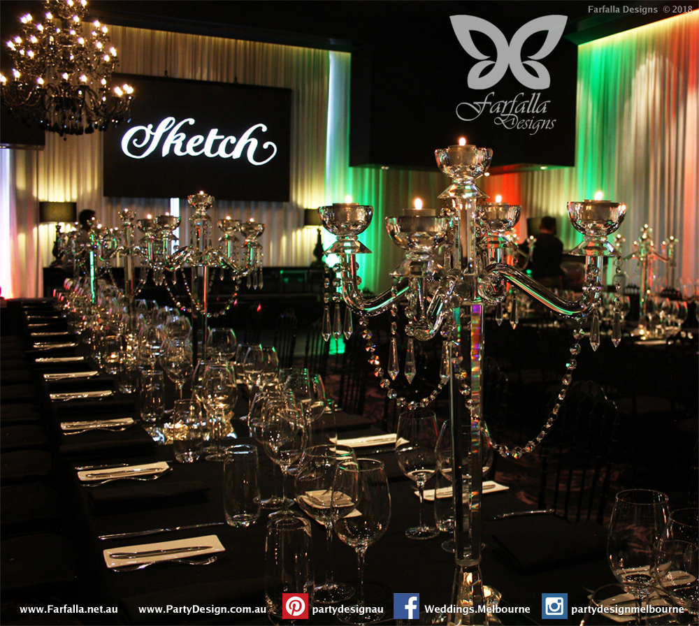 Photo 61.  <b>Sketch - Docklands - Crystal Candelabras</b>